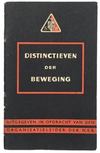 Original WW2 Dutch Collaboration NSB Brochure - Distinctieven der Beweging
