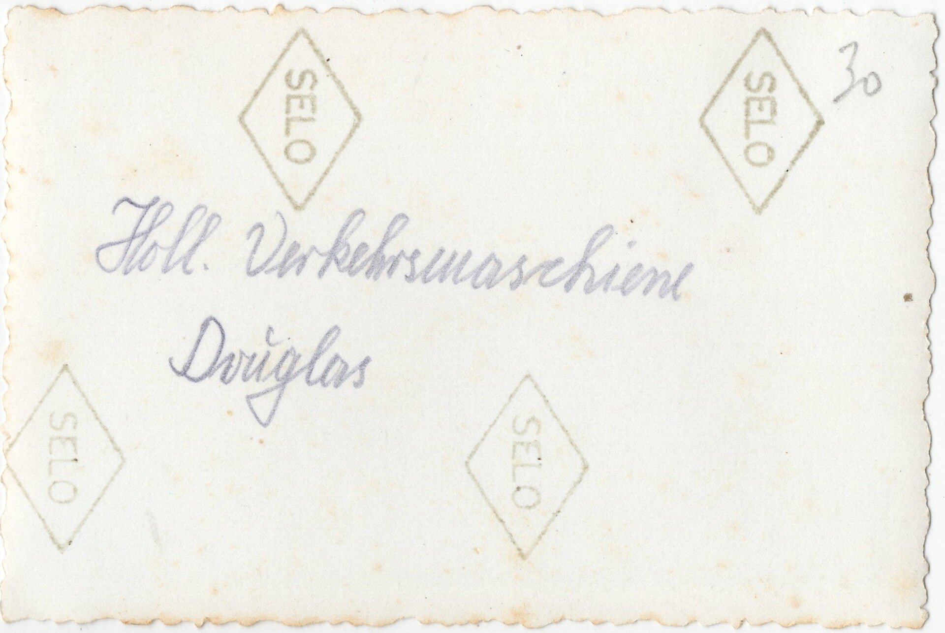 Original WW2 German Photo - Captured Dutch Douglas DC-2 KLM Kwak, Schiphol, Amsterdam, Holland (1940) — image 2