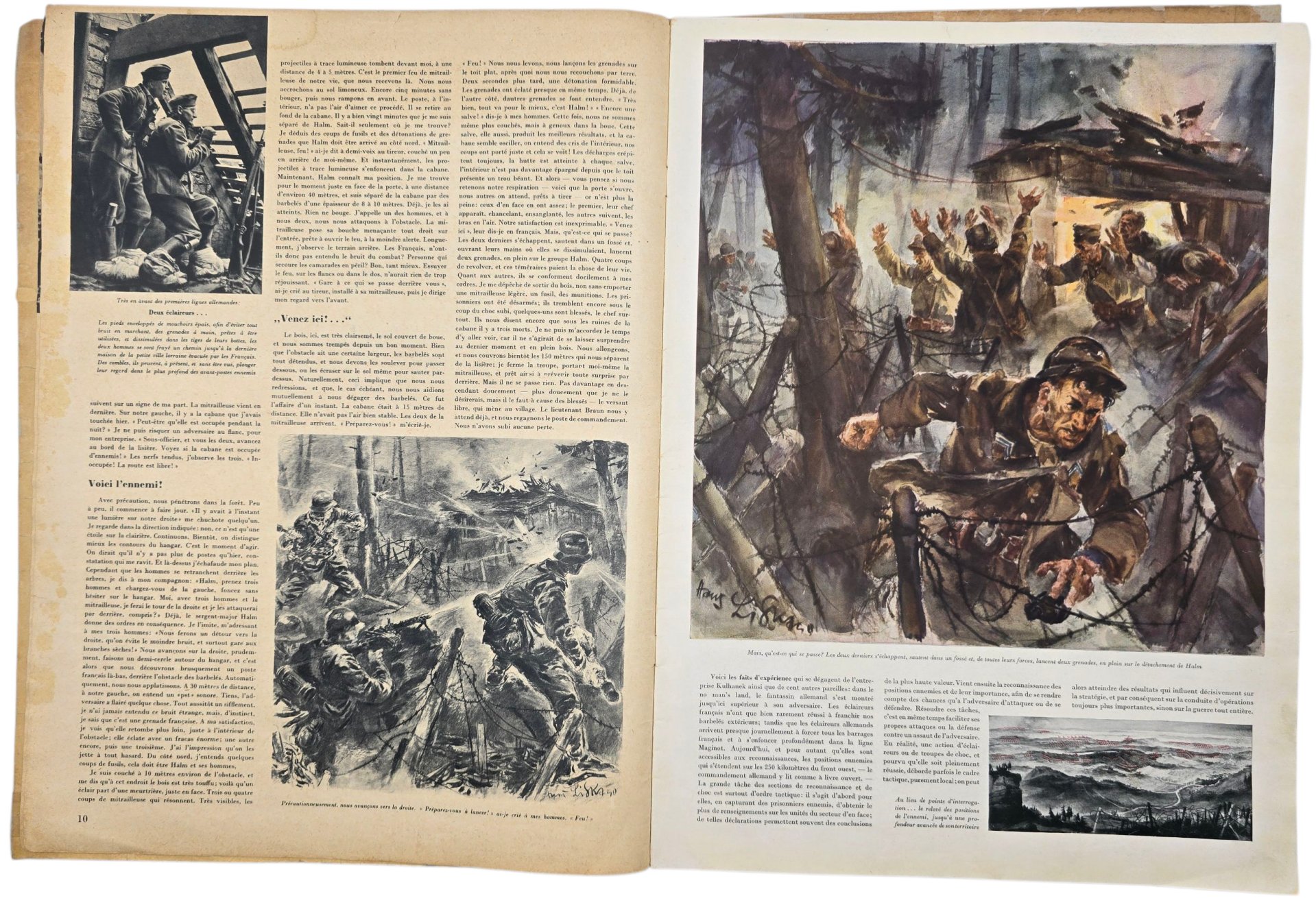 Original WW2 French Magazine - Signal No. 1, French language (1940) — image 3