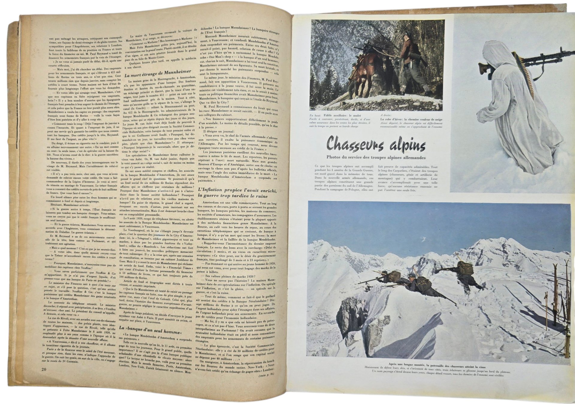 Original WW2 French Magazine - Signal No. 1, French language (1940) — image 4