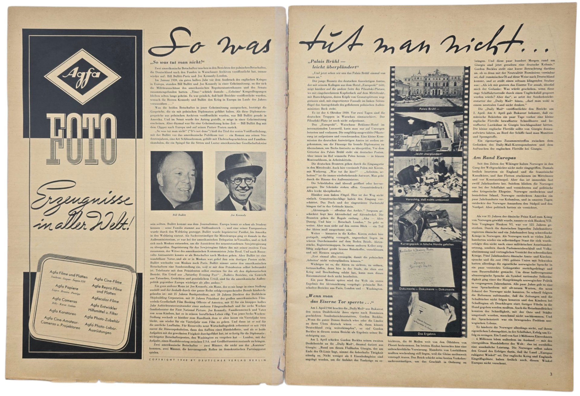 Original WW2 German Magazine - Signal No. 2, German language (1940) — image 2
