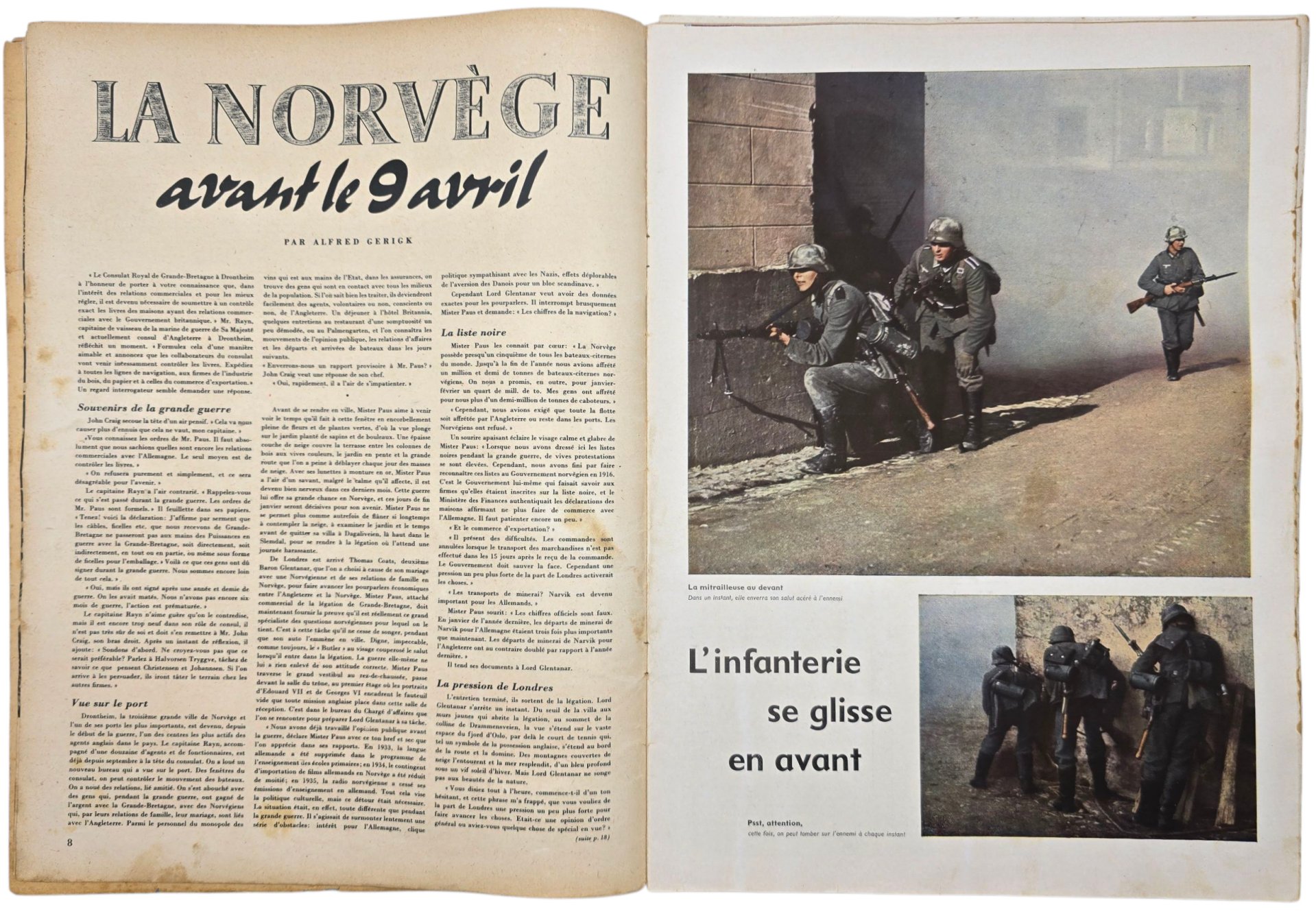 Original WW2 German Magazine - Signal No. 3. French language (1940) — image 3