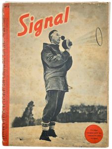 Original WW2 German Magazine - Signal No. 3. French language …