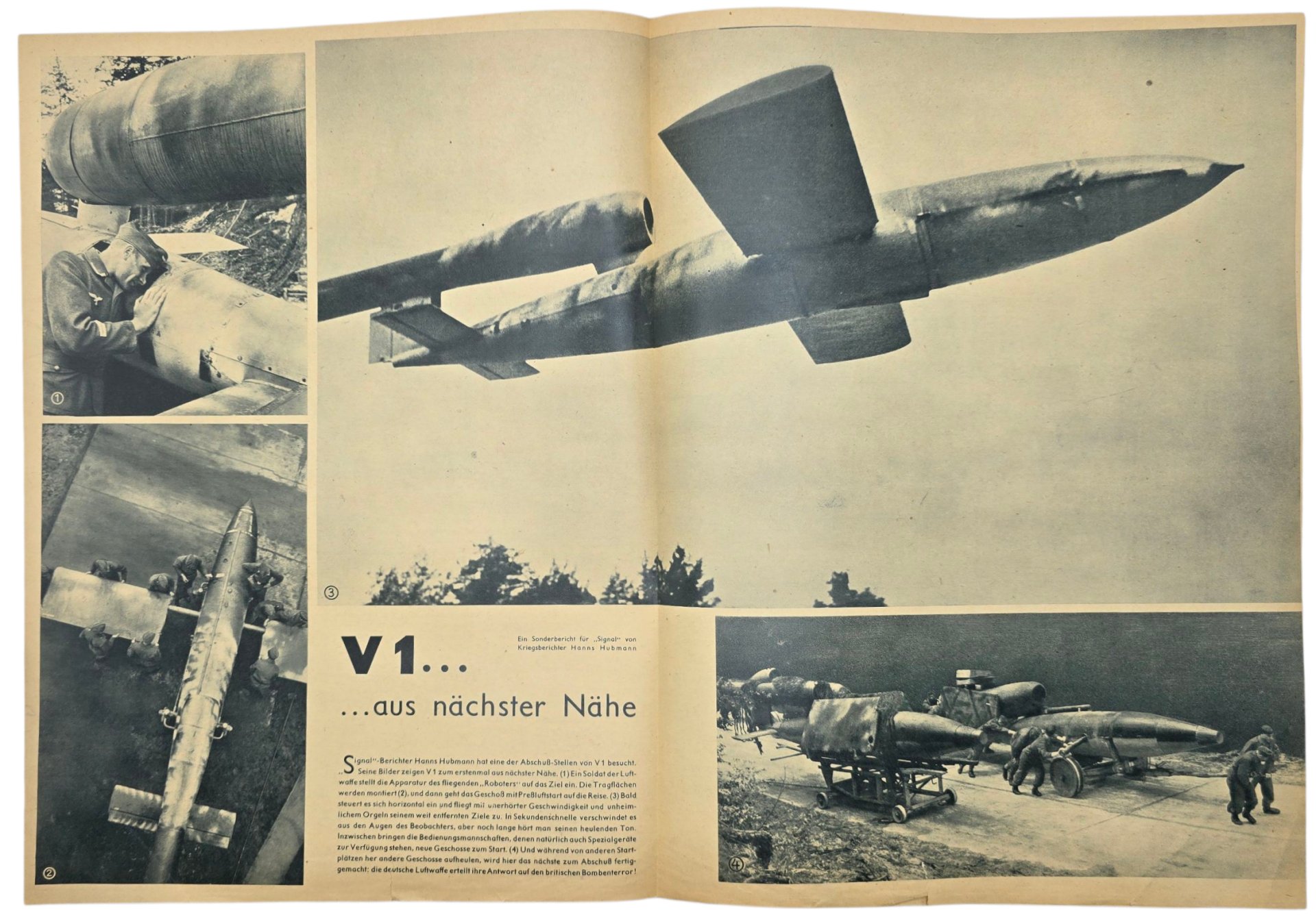 Original WW2 German Magazine - Signal No. 13. German language + Add On (1944) — image 7