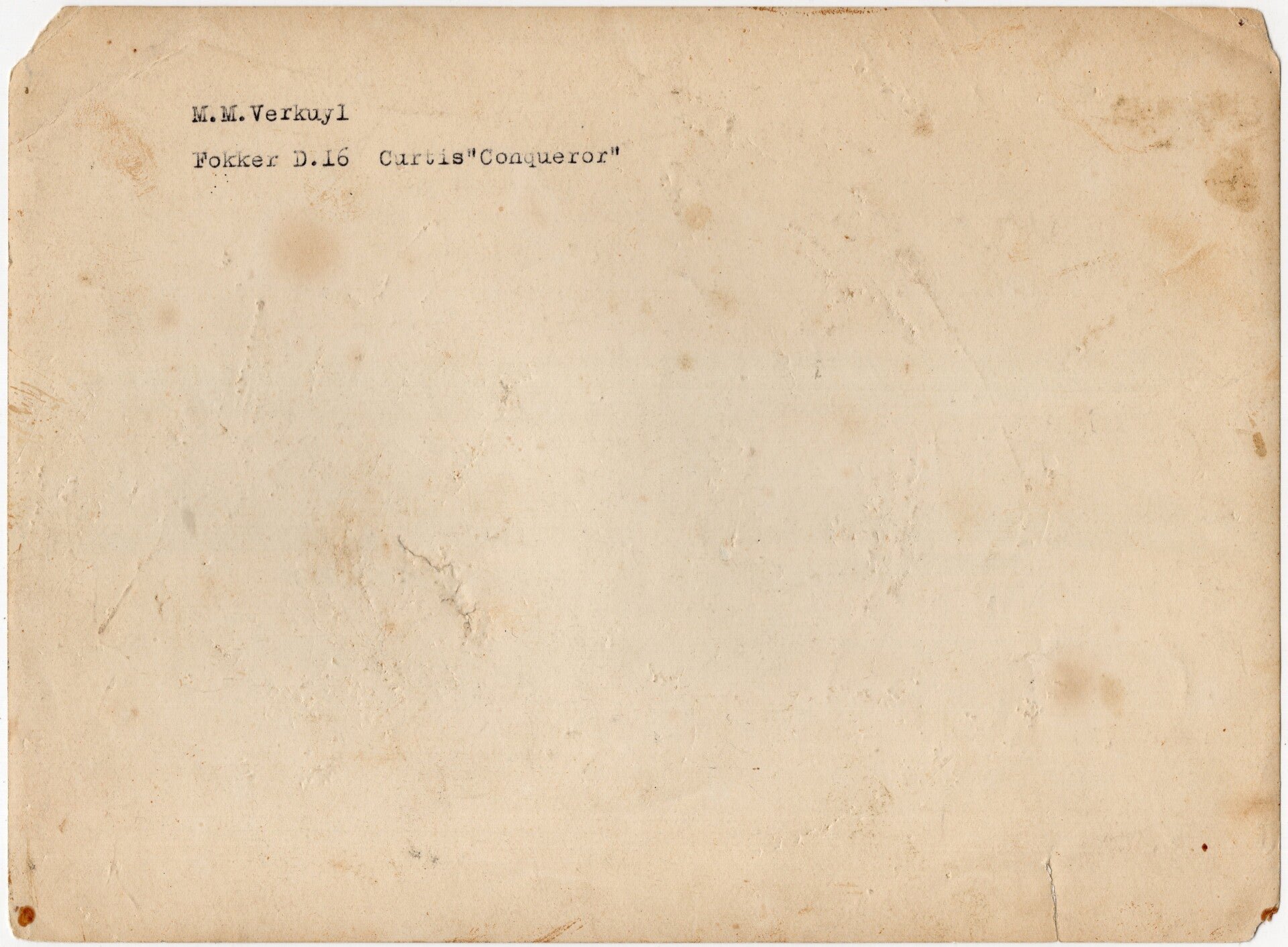 Original WW2 Dutch Photo - LVA Luchtvaartafdeeling Fokker D16 Curtis Conqueror airplane — image 2