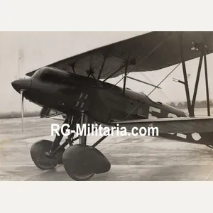Original WW2 Dutch Photo - LVA Luchtvaartafdeeling Fokker D17 Curtis …