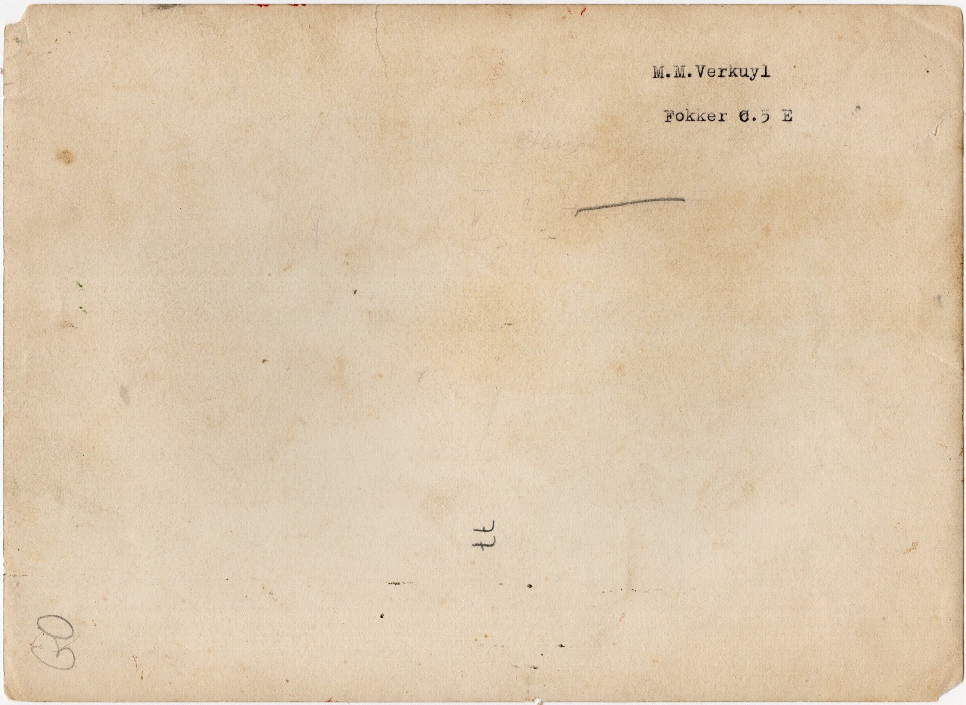 Original WW2 Dutch Photo - LVA Luchtvaartafdeeling Fokker C5 '302' airplane — image 2