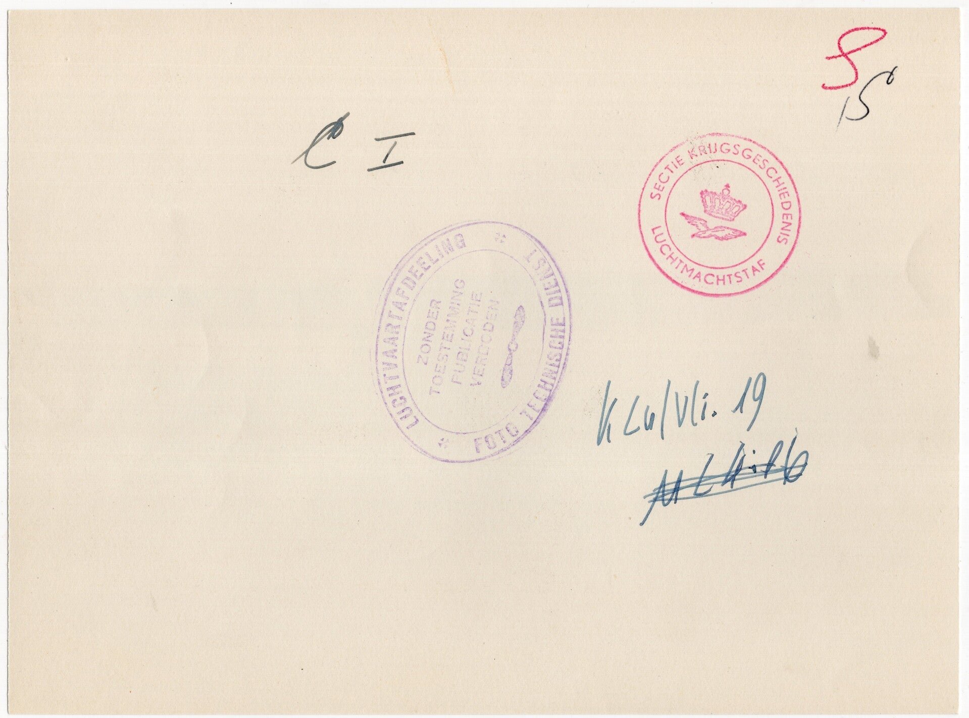 Original WW2 Dutch Photo - LVA Luchtvaartafdeeling Fokker C1 '500' on the Military airfield of Soesterberg — image 2