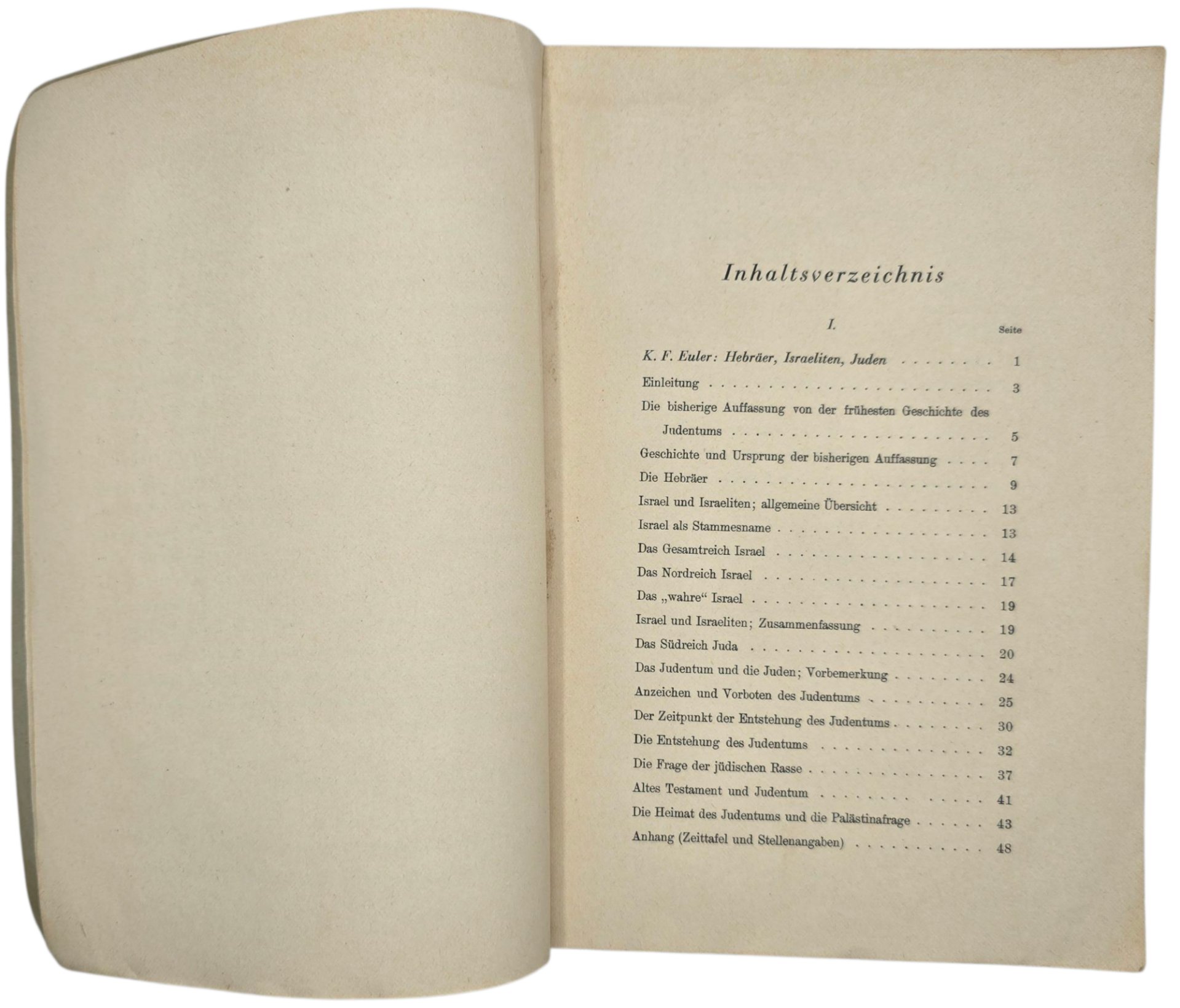 Original WW2 German Antisemitic Book - Das Religiöse gesicht des Judentums, Entstehung und Art, Karl Friedrich Euler, Walter Grundmann (1942) — image 4