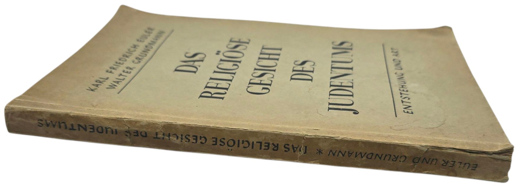 Original WW2 German Antisemitic Book - Das Religiöse gesicht des Judentums, Entstehung und Art, Karl Friedrich Euler, Walter Grundmann (1942) — image 7