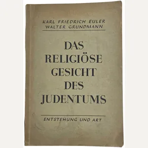 Original WW2 German Antisemitic Book - Das Religiöse gesicht des …