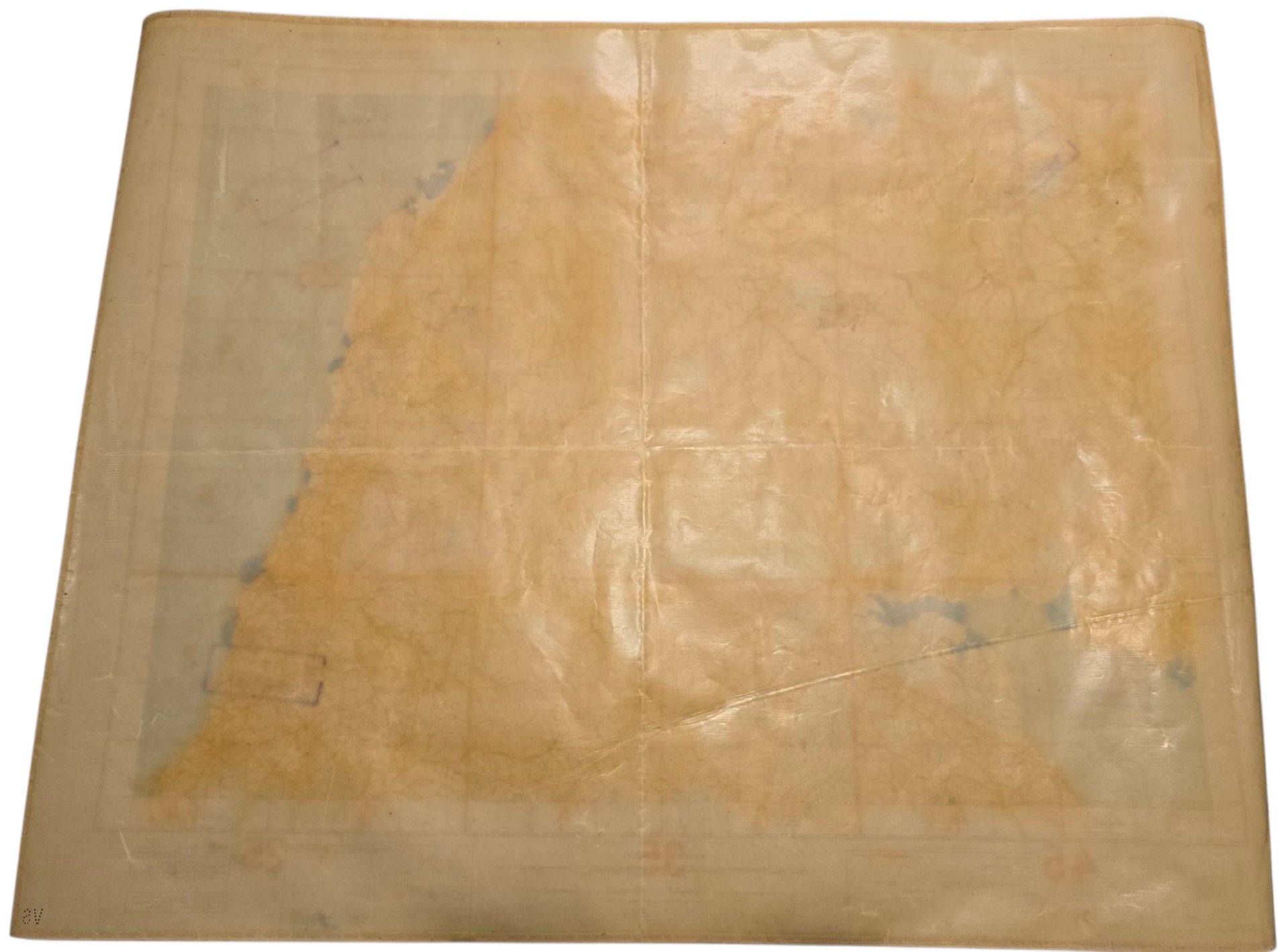 Original WW2 German Luftwaffe Map - Fliegerausgabe Great Britain England Nr. 1, The Border (1940) — image 6