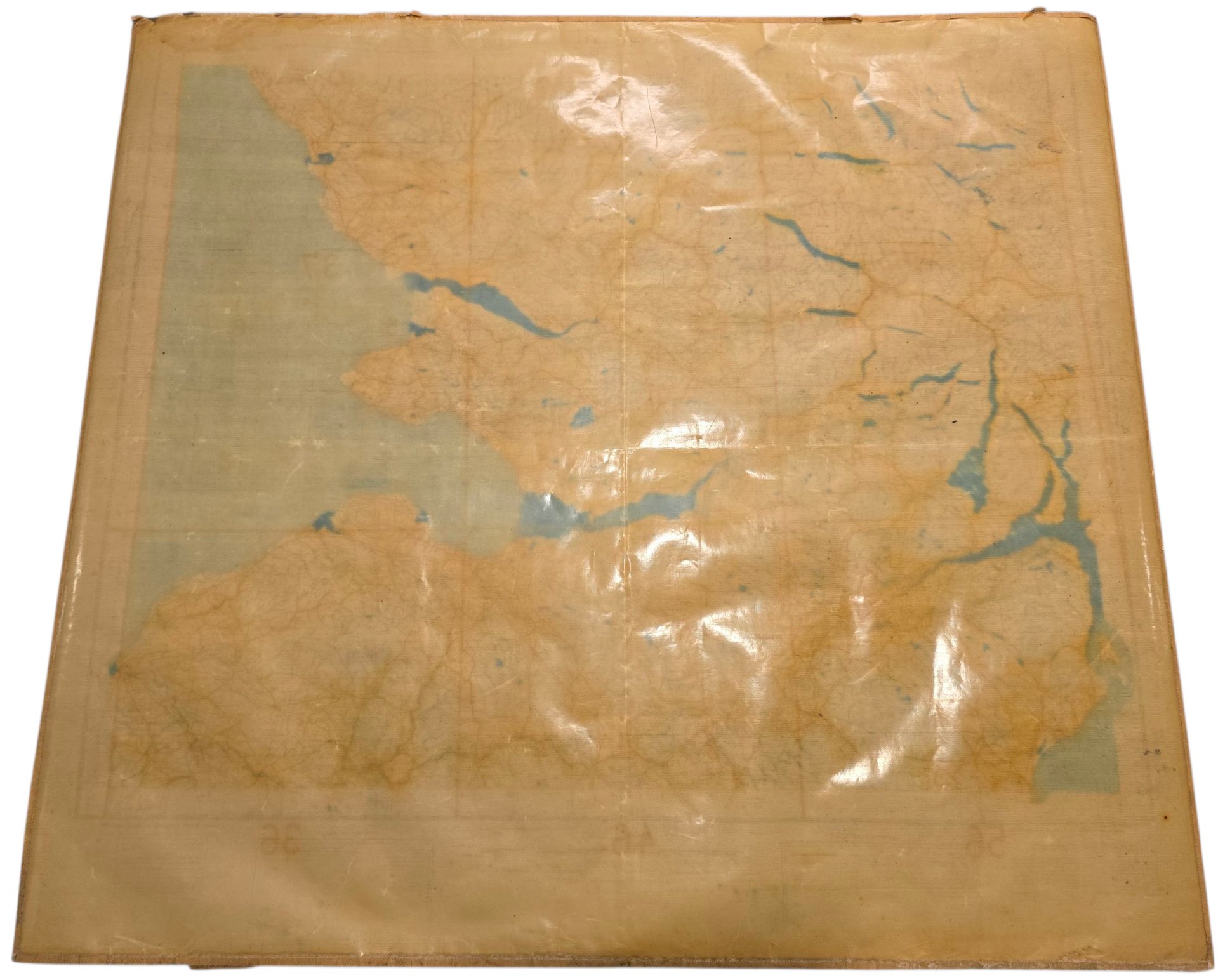 Original WW2 German Luftwaffe Map - Fliegerausgabe Schottland Nr. 3, Forth Clyde und Tay, Scotland (1940) — image 7