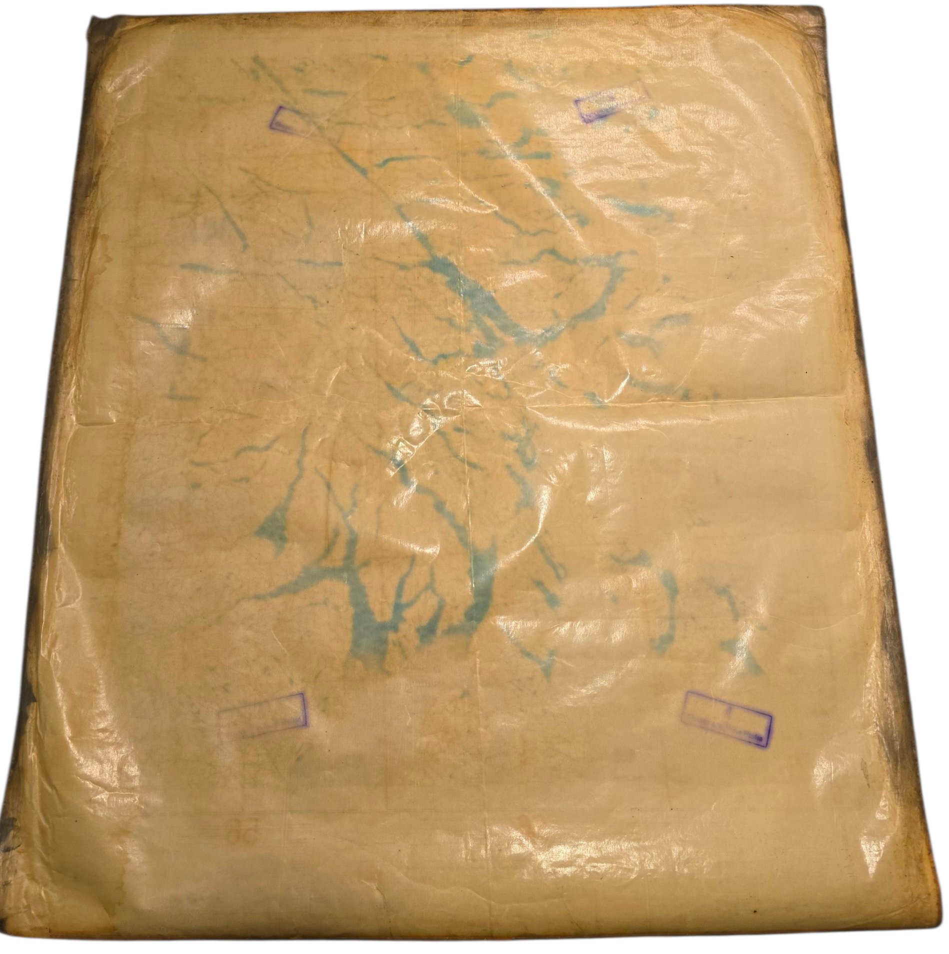 Original WW2 German Luftwaffe Map - Fliegerausgabe Schottland Nr. 4, Glasgow und mittlerer Westen, Scotland (1940) — image 6