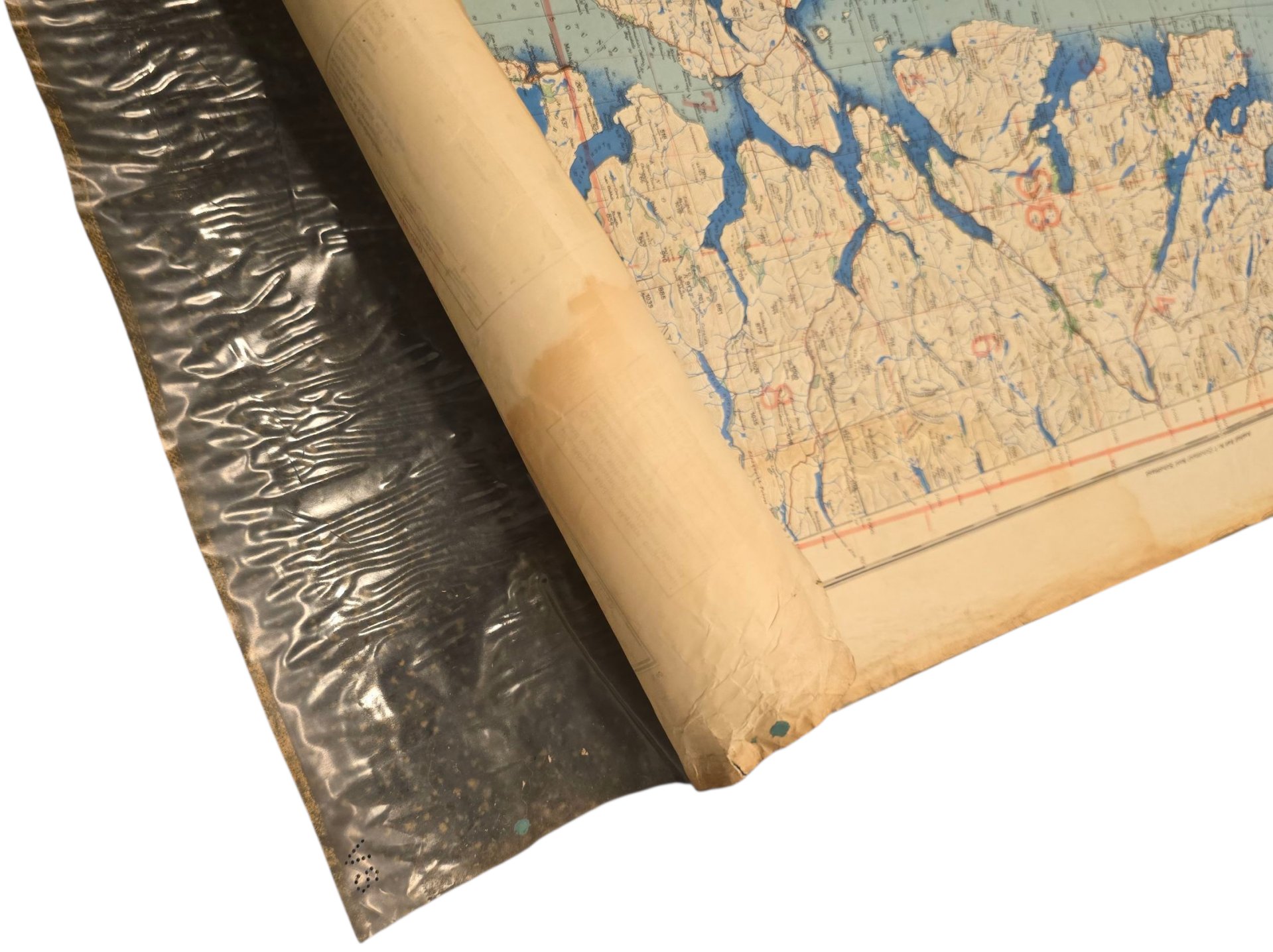 Original WW2 German Luftwaffe Map - Fliegerausgabe Schottland Nr. 6, Skye u. Äussere Herbriden, Scotland (1940) — image 7