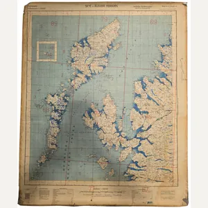 Original WW2 German Luftwaffe Map - Fliegerausgabe Schottland Nr. 6, …