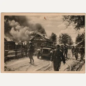 Original WW2 Flemish Waffen SS Postcard - ''Meldt U tot …