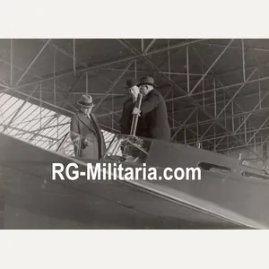 Original WW2 Dutch Press Photo - Prime Minister Colijn inspecting …