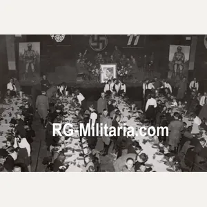 Original WW2 Dutch Collaboration NSB Press Photo - Tag der …