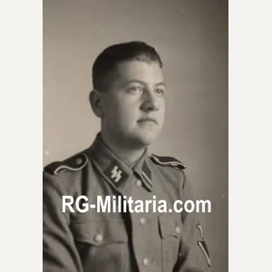 Original WW2 German Waffen SS Portrait Photo - Waffen SS …