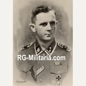 Original WW2 German Waffen SS Portrait Photo - Waffen SS …