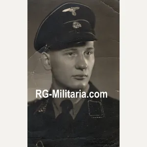 Original WW2 German Waffen SS Portrait Photo - Allgemeine SS …