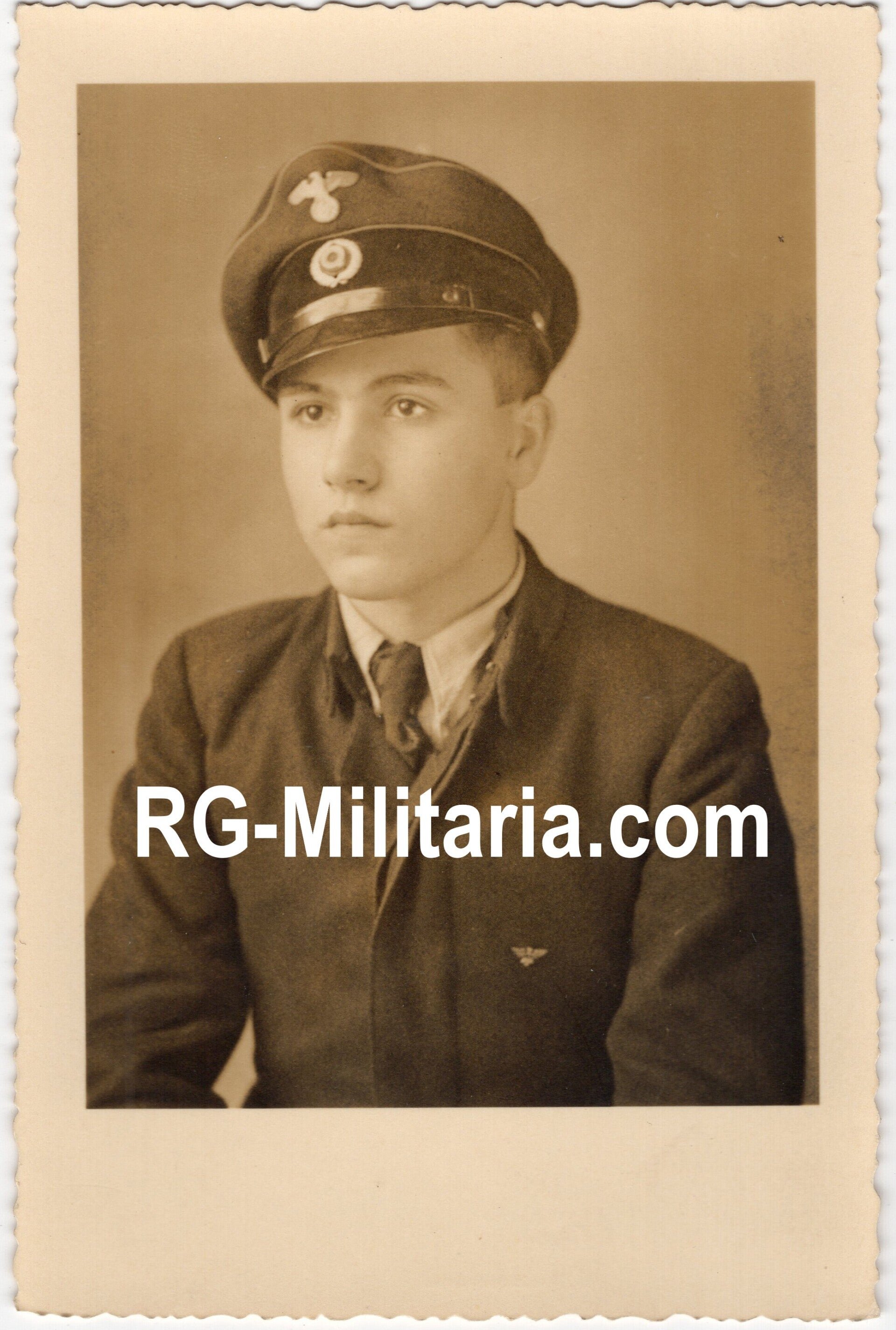 Original WW2 German Portrait Photo - Postschutz portrait, Weissstein (1943) — image 3