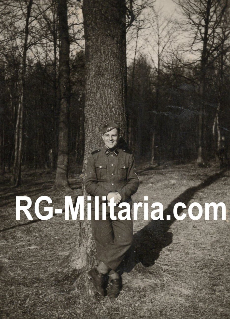 Original WW2 German Waffen SS Photo - Waffen SS Totenkopf soldier — image 4