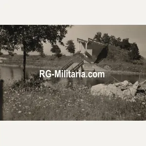 Original WW2 German Photo - Destroyed bridge in Nijmegen, Holland, …