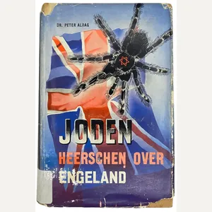Original WW2 Dutch Antisemitic Waffen SS Book - Joden heerschen …