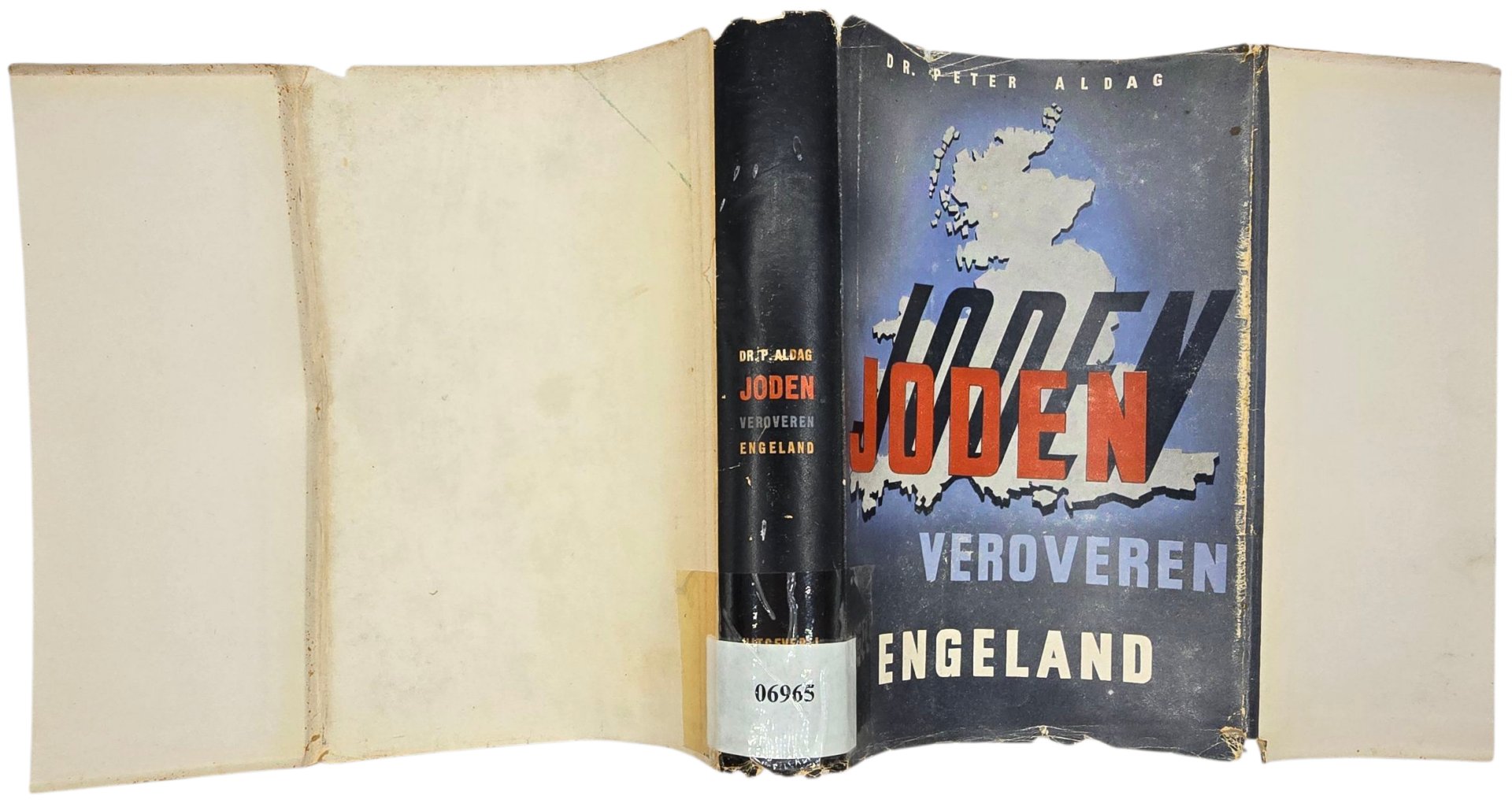 Original WW2 Dutch Antisemitic Waffen SS Book - Joden veroveren Engeland, Peter Aldag (1943) — image 7