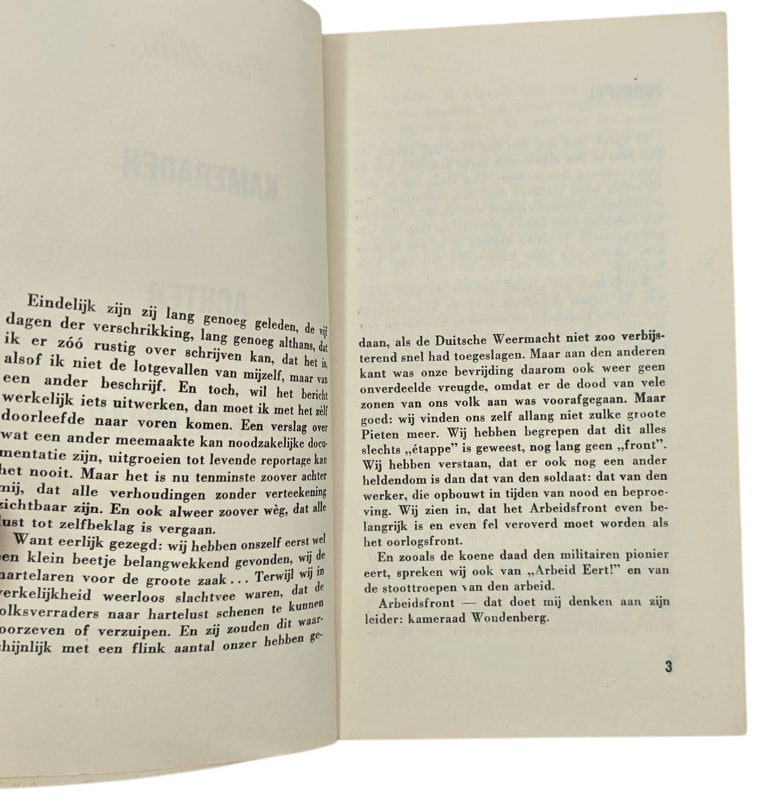 Original WW2 Dutch Collaboration Waffen SS Book - Kameraden achter prikkeldraad, Elkar Nickel — image 3