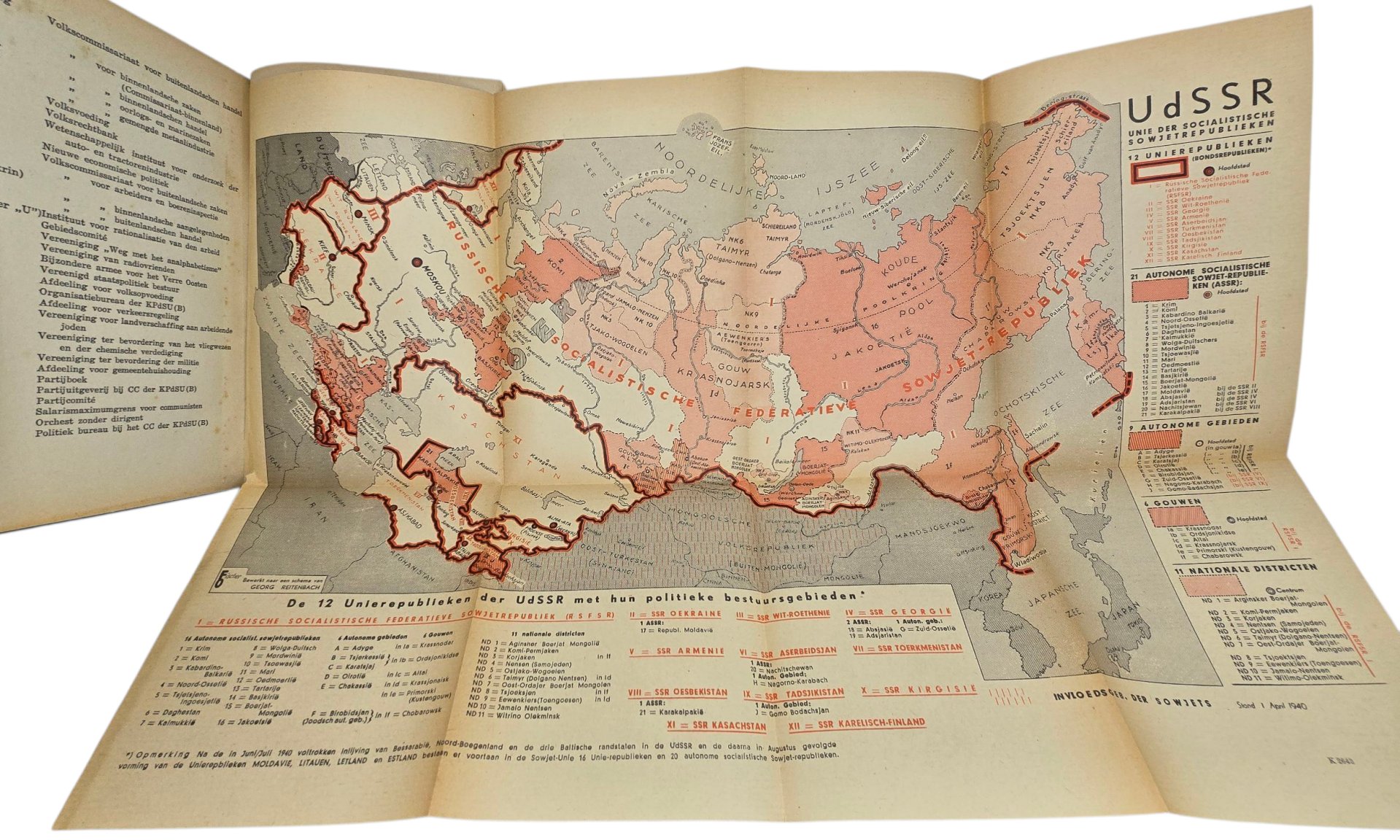 Original WW2 Dutch Collaboration NSB Book - Complete Oostlandreeks series, Lammertse (1943) — image 5