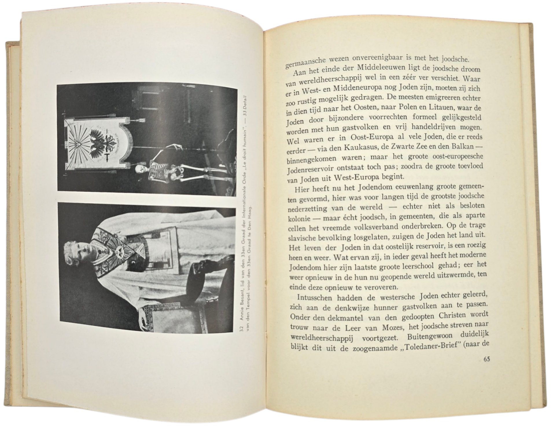 Original WW2 Dutch Collaboration NSB Book - Vrijmetselarij een Volksvijandige Organisatie, W. Schwier (1941) — image 6