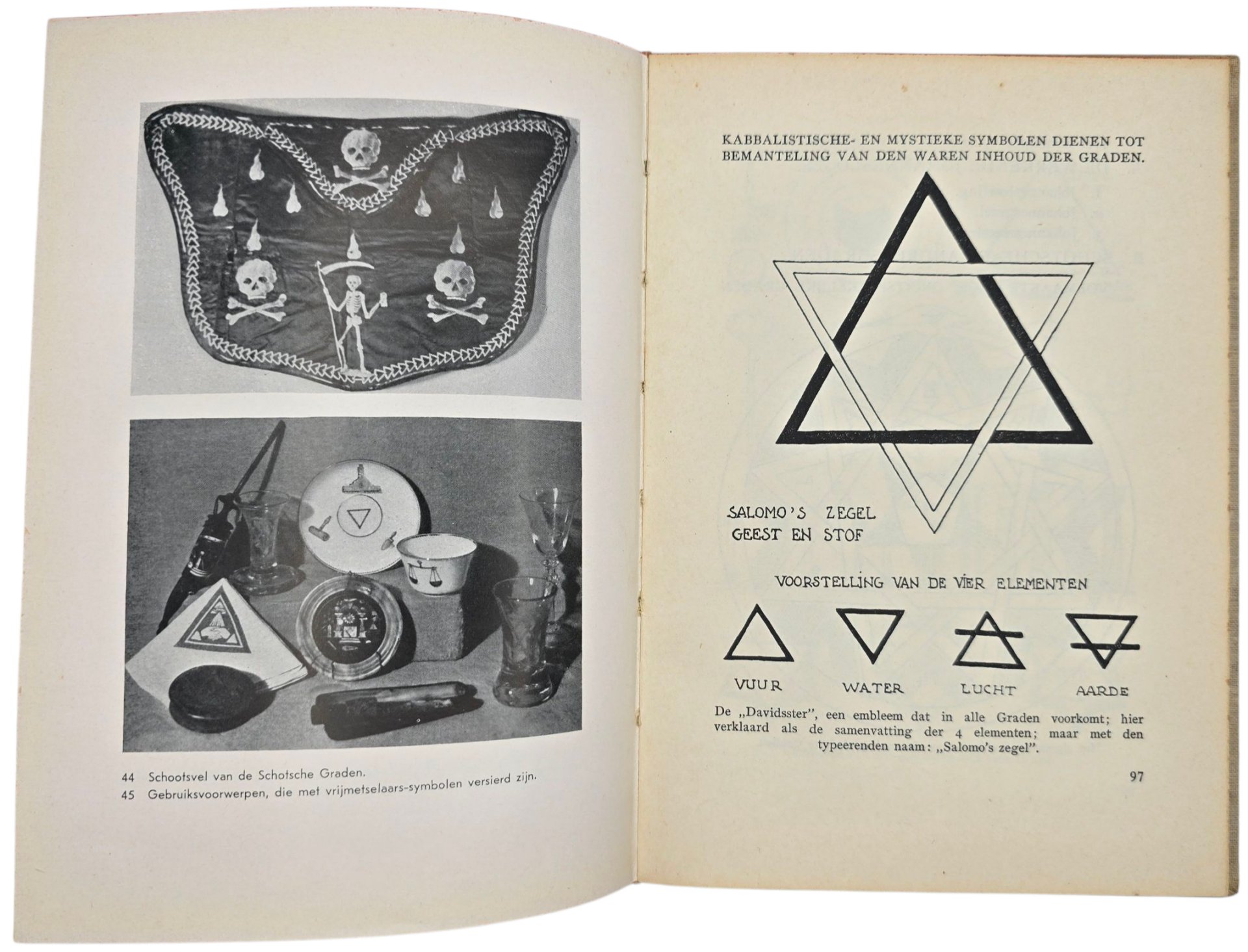 Original WW2 Dutch Collaboration NSB Book - Vrijmetselarij een Volksvijandige Organisatie, W. Schwier (1941) — image 8