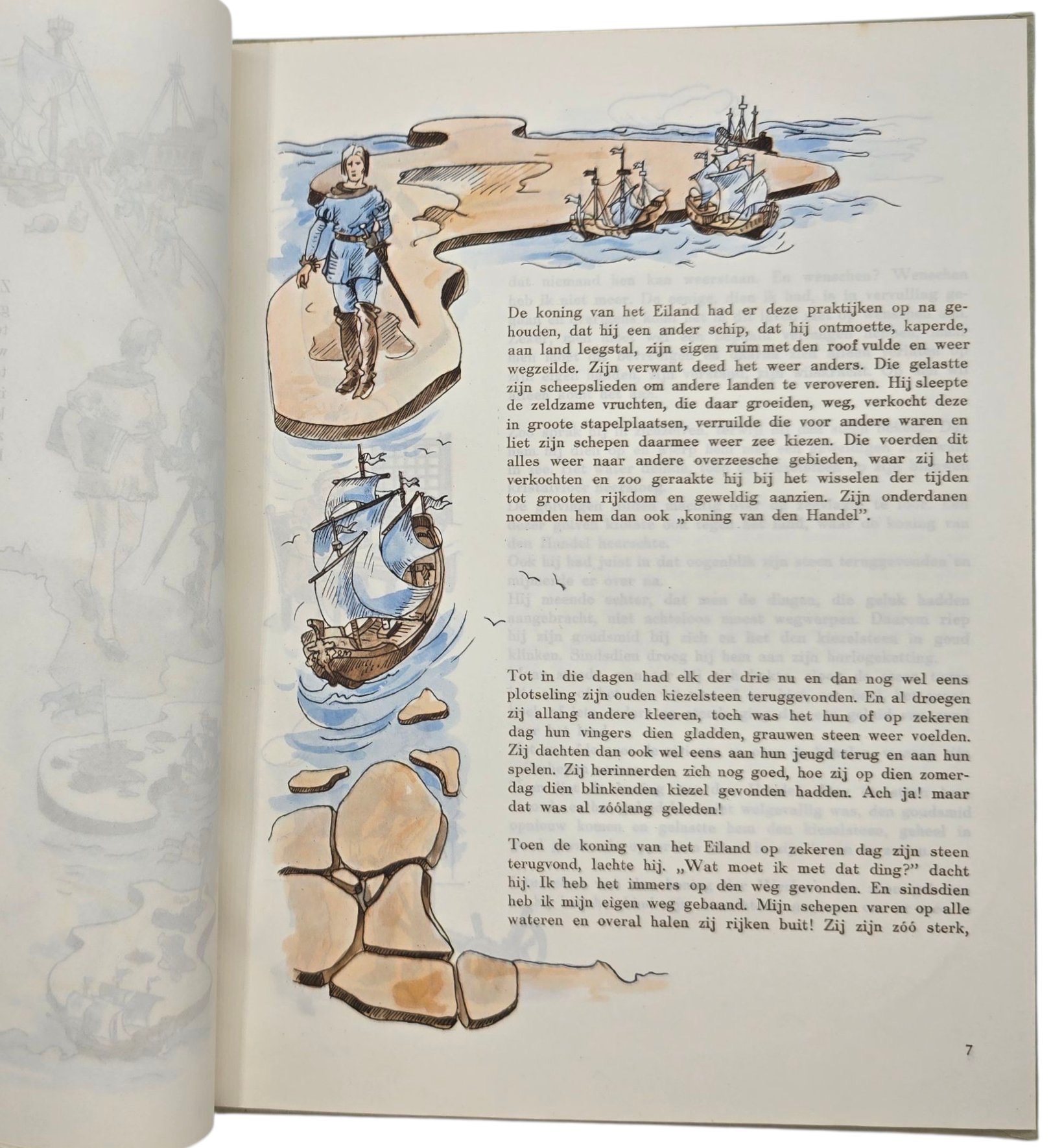 Original WW2 Dutch Collaboration NSB Book - De Drie Kiezelsteenen, Een sprookje voor Groote Menschen (1942) — image 5