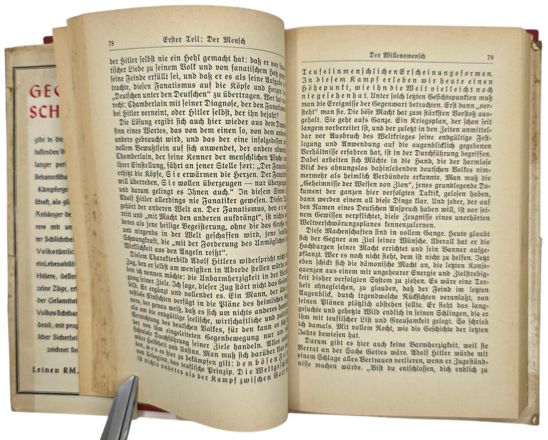 Original WW2 German NSDAP Book - Das Volksbuch vom Hitler, Georg Schott (1941) — image 7