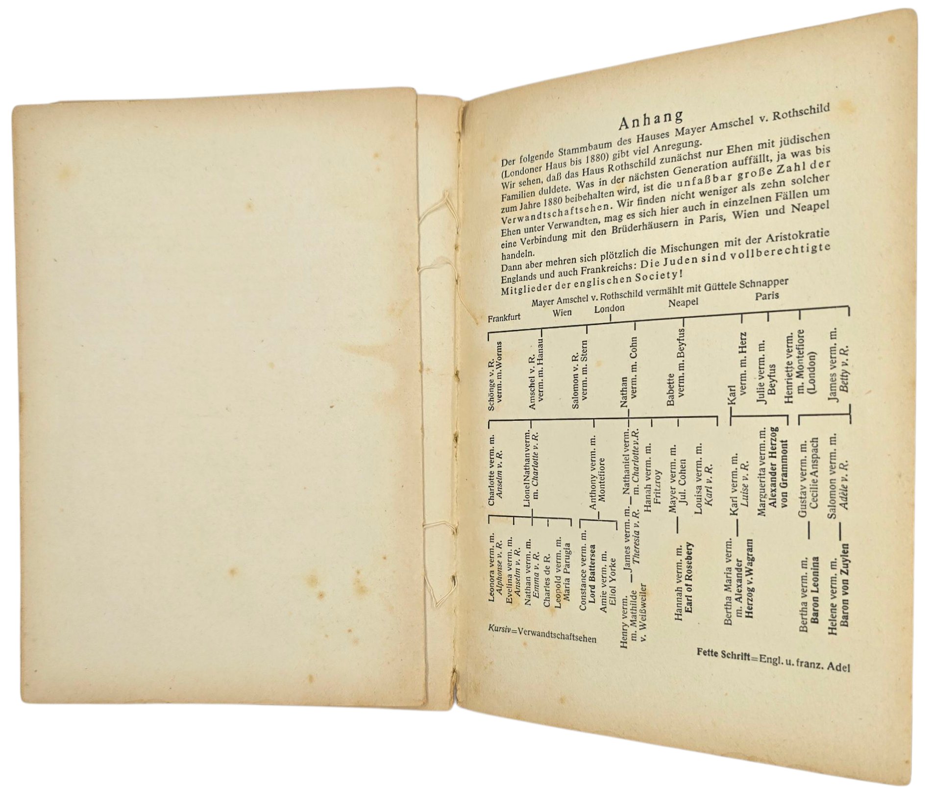 Original WW2 German Book - Lord Cohn, Die Verjudung der nglischen Oberschicht von D'Israeli bis Hore-Belisha, Ernst Clam (1940) — image 9