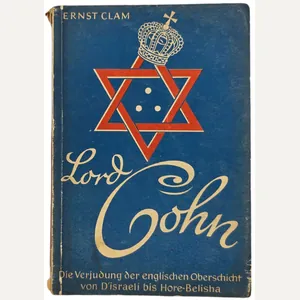 Original WW2 German Book - Lord Cohn, Die Verjudung der …