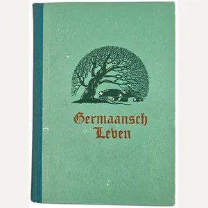 Original WW2 Dutch Collaboration NSB Book - Germaansche Leven, H. …