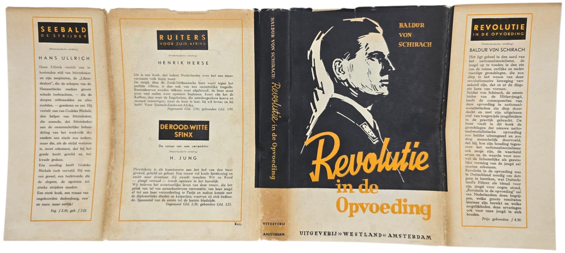 Original WW2 Dutch Collaboration NSB Book - Revolutie in de Opvoeding, Baldur von Schirach (1942) — image 7