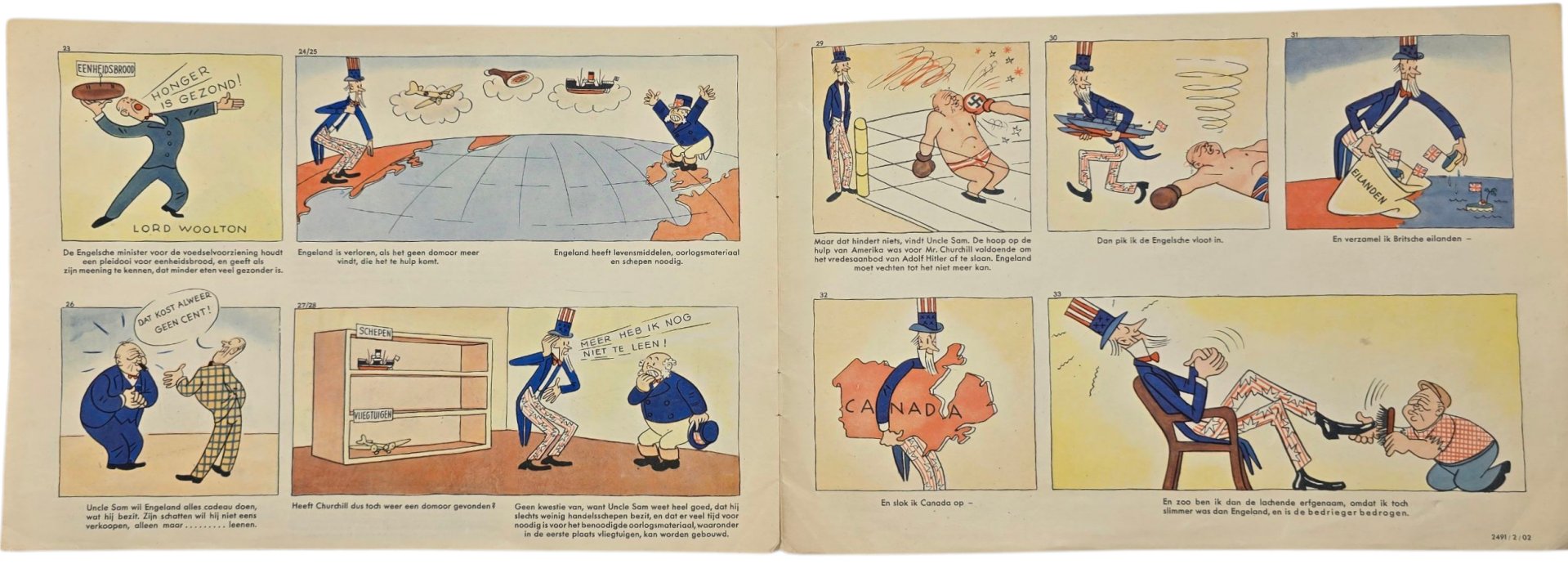 Original WW2 Dutch Collaboration NSB Brochure - De Bedrieger Bedrogen, Manfred Schmidt (1942) — image 4