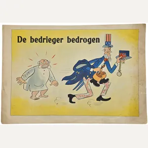 Original WW2 Dutch Collaboration NSB Brochure - De Bedrieger Bedrogen, …