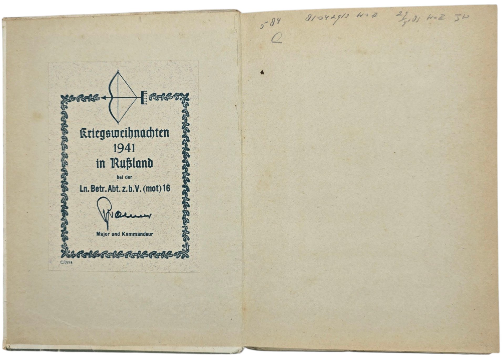 Original WW2 German Book - Mein Skizzenbuch, Ernst Eigener (1941) — image 2