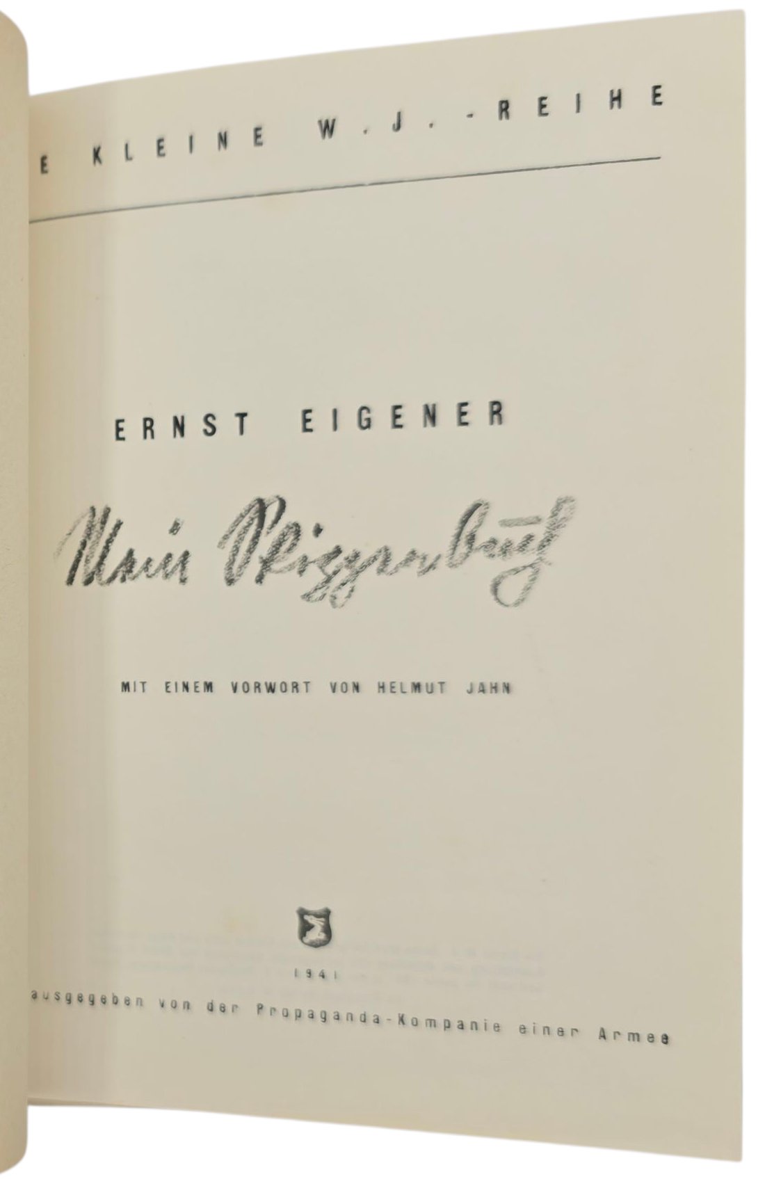 Original WW2 German Book - Mein Skizzenbuch, Ernst Eigener (1941) — image 3