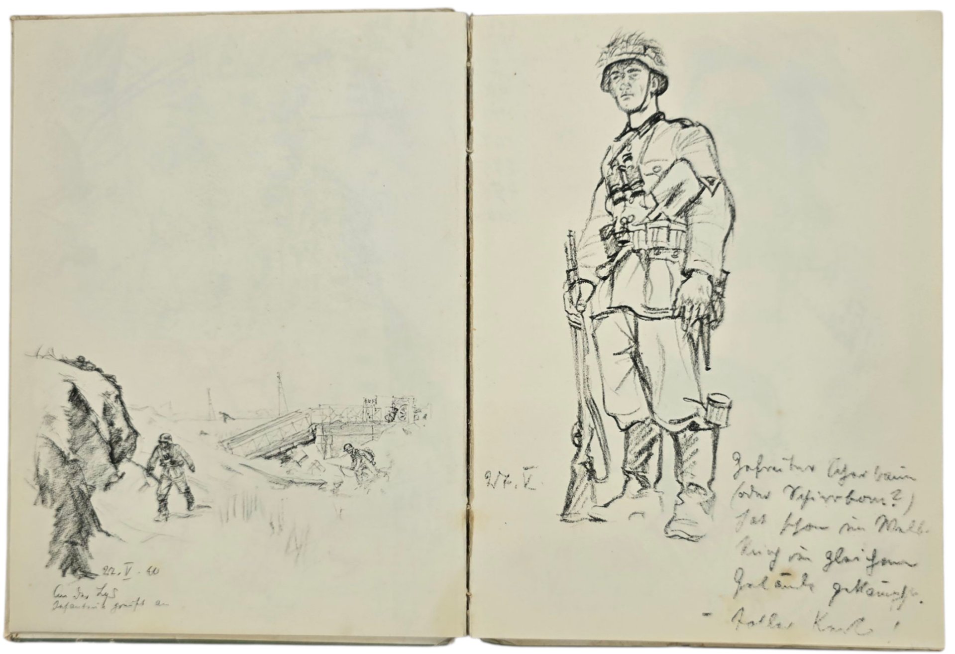 Original WW2 German Book - Mein Skizzenbuch, Ernst Eigener (1941) — image 5