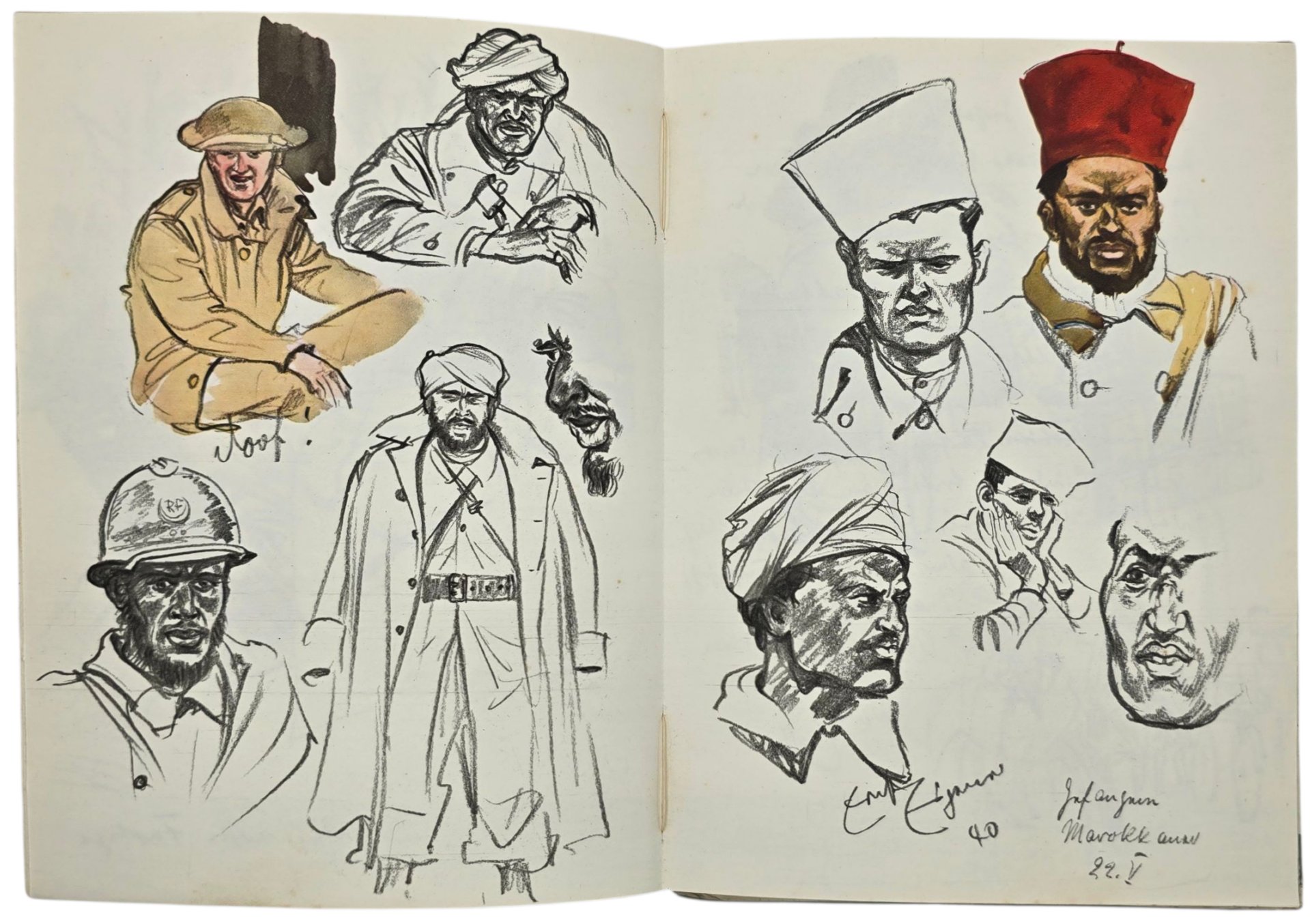 Original WW2 German Book - Mein Skizzenbuch, Ernst Eigener (1941) — image 6