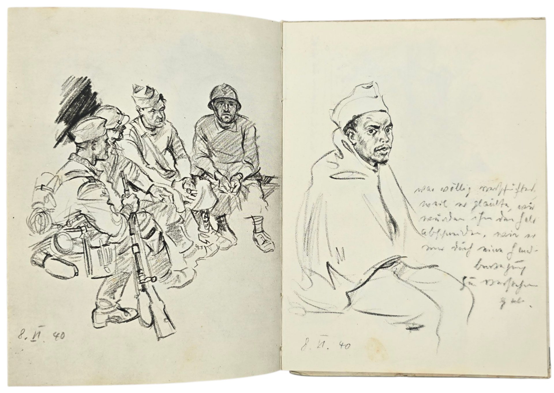 Original WW2 German Book - Mein Skizzenbuch, Ernst Eigener (1941) — image 7