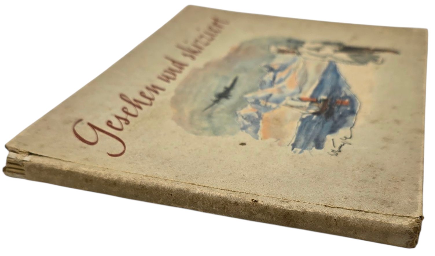 Original WW2 German Book - Gesehen und skizziert. Von Kriegsberichter der Luftwaffe Schimpke (1943) — image 13