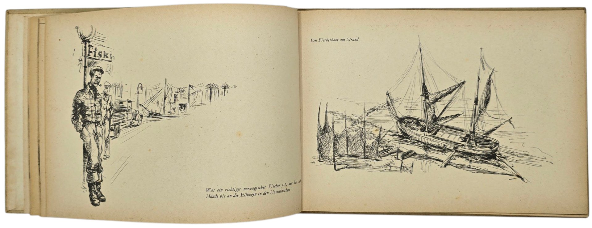 Original WW2 German Book - Gesehen und skizziert. Von Kriegsberichter der Luftwaffe Schimpke (1943) — image 7